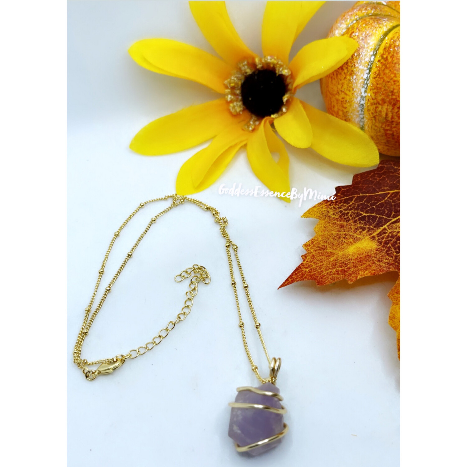 Amethyst Nugget Necklace
