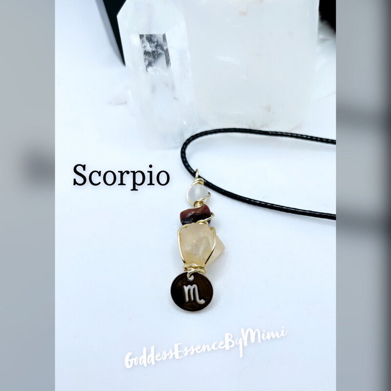 Scorpio Crystal Necklace