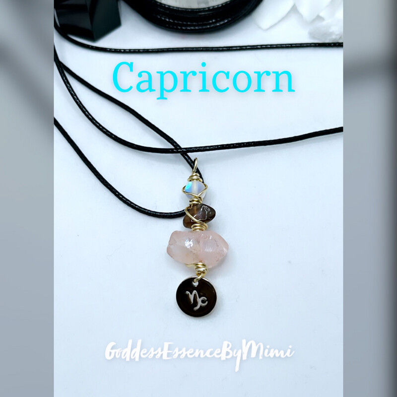 Capricorn Crystal Necklace