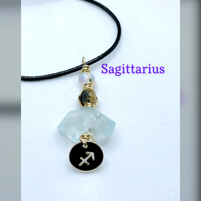 Sagittarius Crystal Necklace