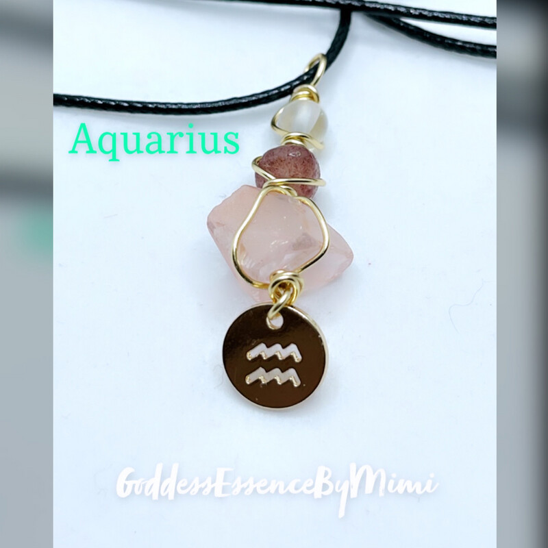 Aquarius Crystal Necklace