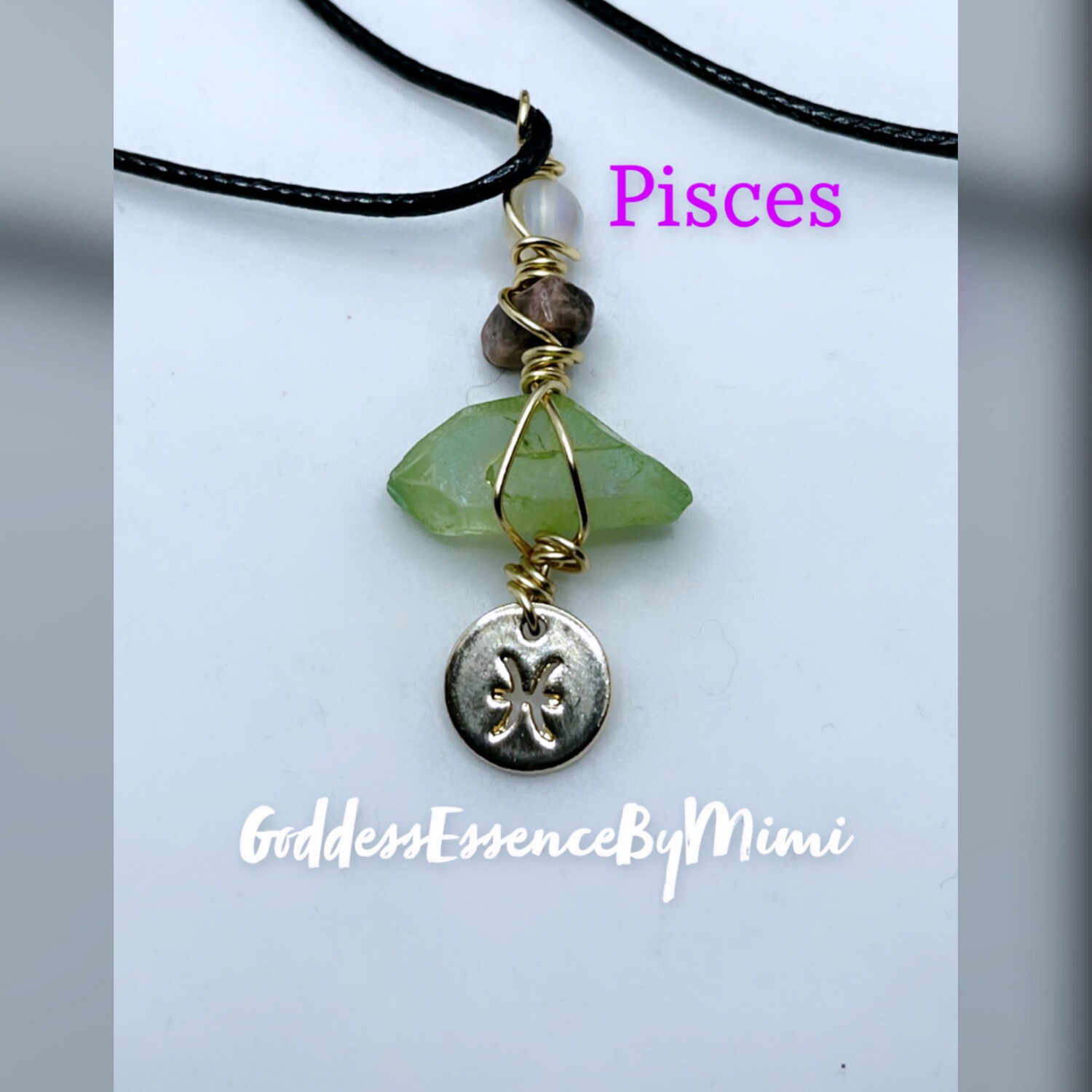 Pisces Crystal Necklace 