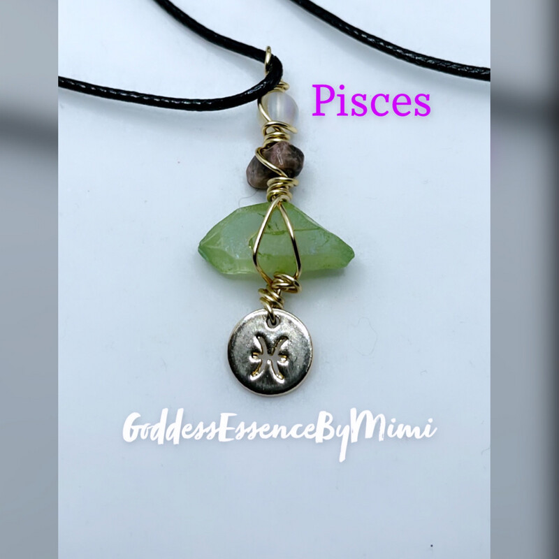 Pisces Crystal Necklace 