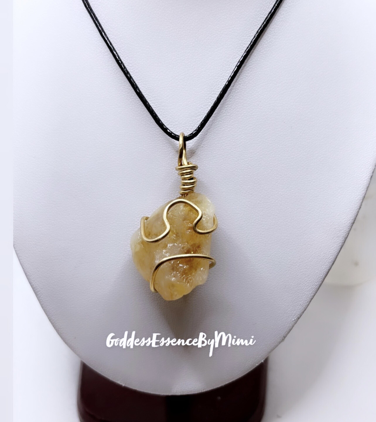 Golden Amethyst Necklace