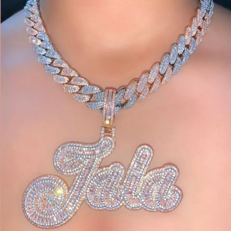 5A+ Luxury Icy Name Necklace (Customize)