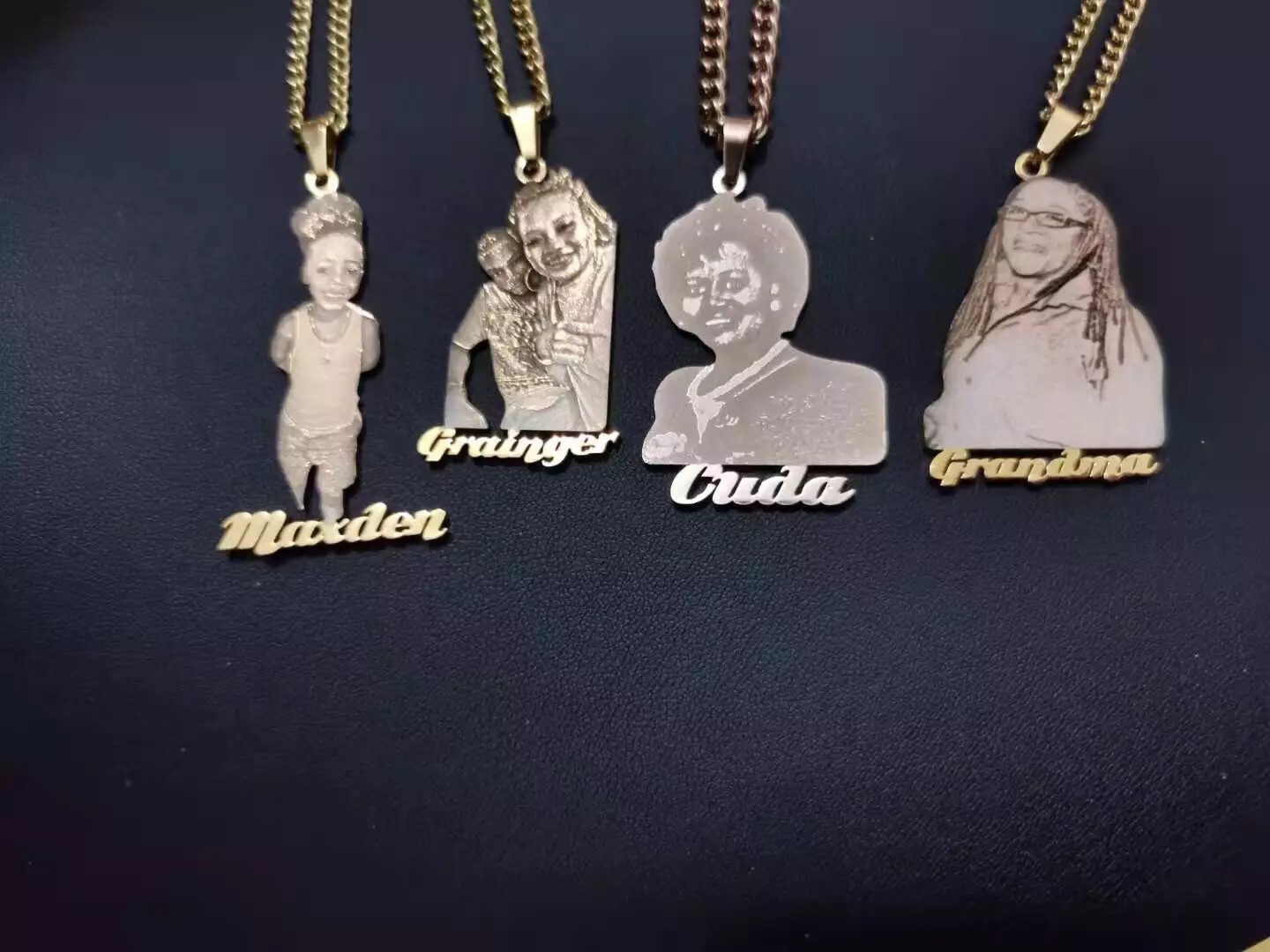 High Quality Name & Photo Necklace (Customize)