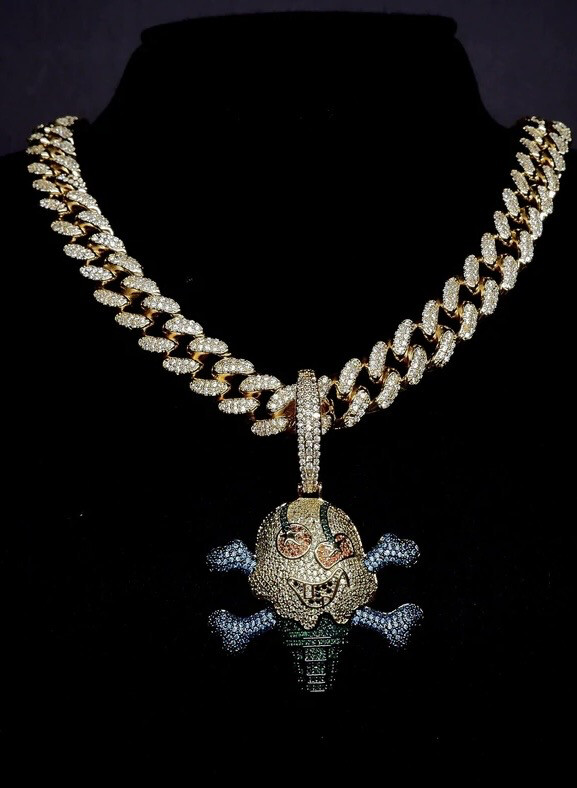 Redd’s Iced Out Ice cream Necklace