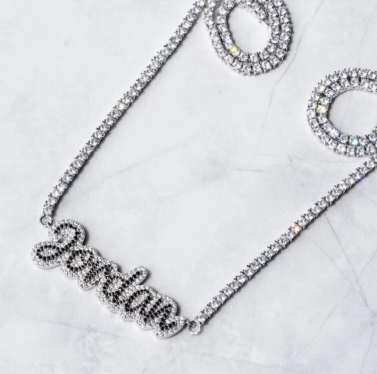 VVS Diamond Luxury Gold Iced Out Name Necklace (Customize)