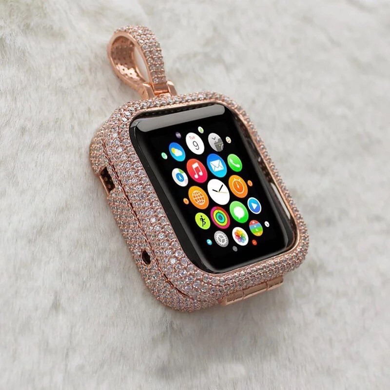 5A Icy Apple Watch Case Necklace (Customize)