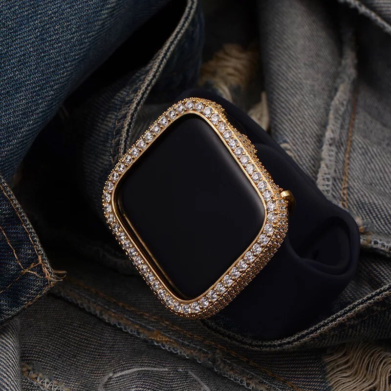 Gold 5A Icy Apple Watch Case