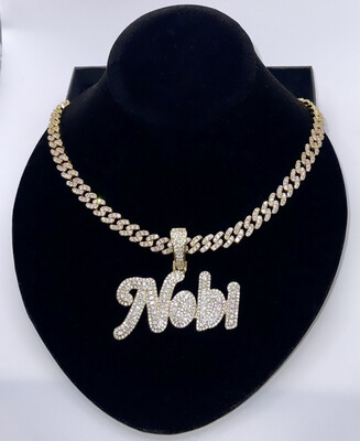 Iced out  Name Necklace (Customize)