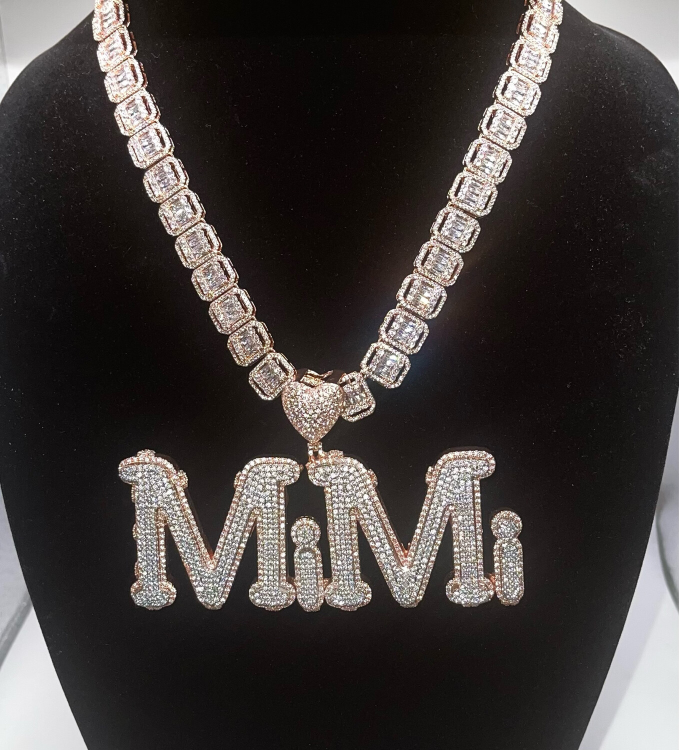 Icy name necklace cheap