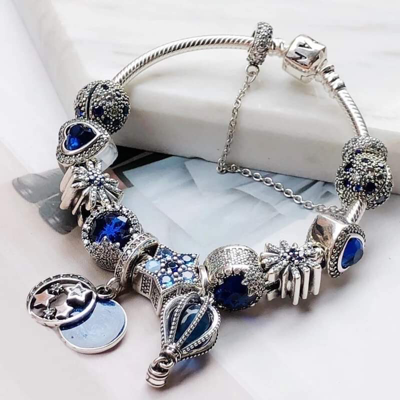 Blue Dreams Charm Bracelet