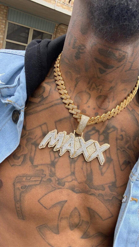 5A Luxury Quality Icy Name Necklace (Customize)
