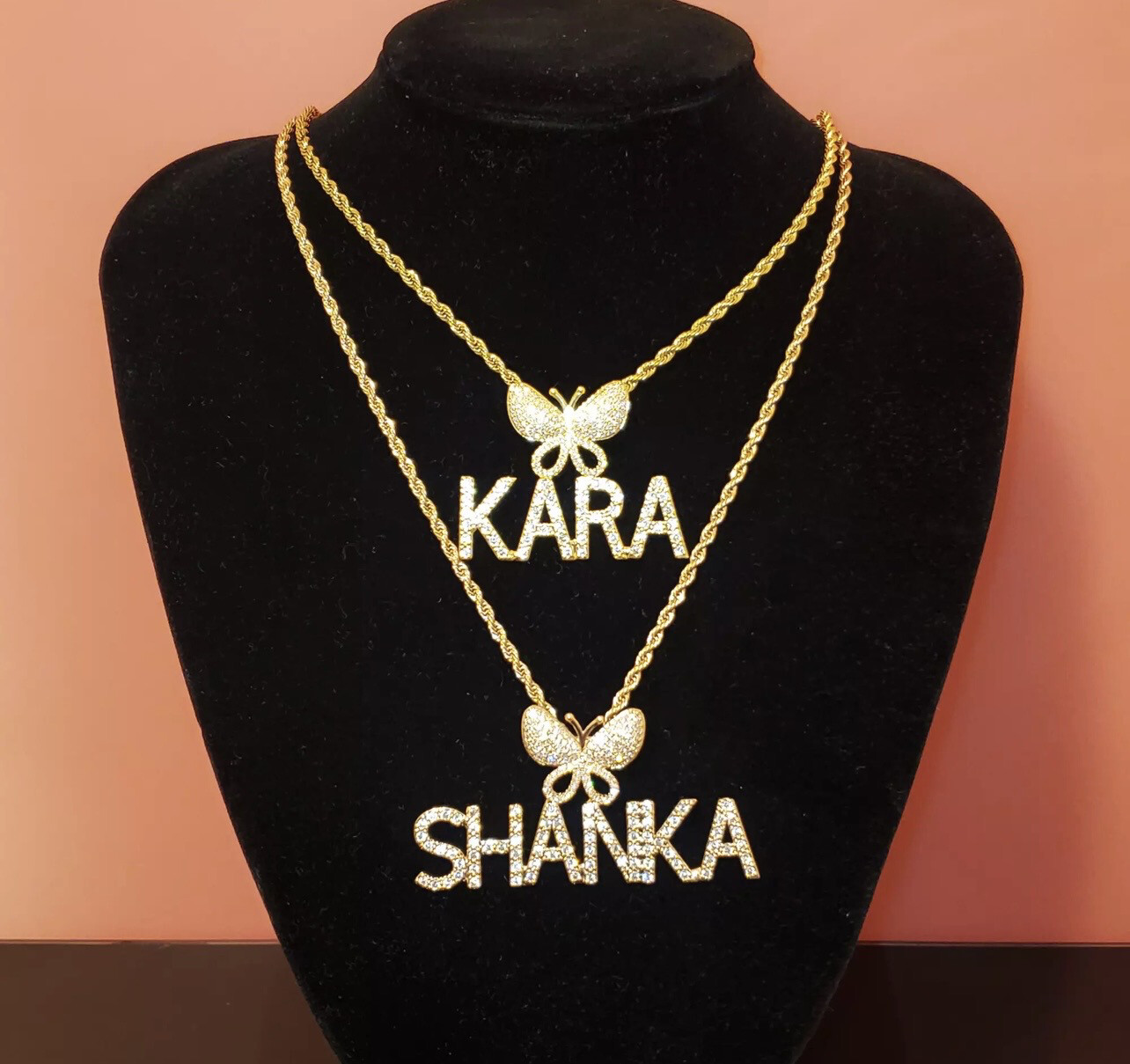  Icy Bling Name Necklace (Customize)
