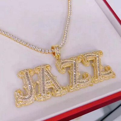 5A Queens Style Name Necklace (Customize)