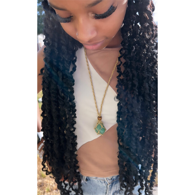 Handcrafted Interchangeable Crystal Cradle Necklace 