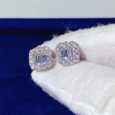  14k Solid Gold 2.5ct VVS diamond Stud Earrings