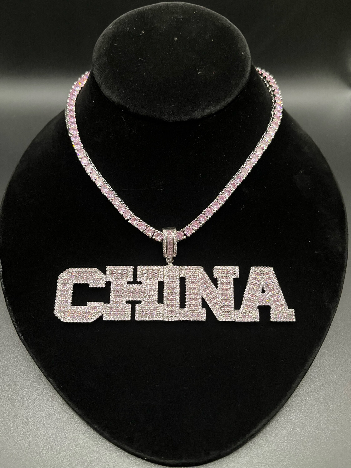 Iced Out Bling Name Necklace (Customize)