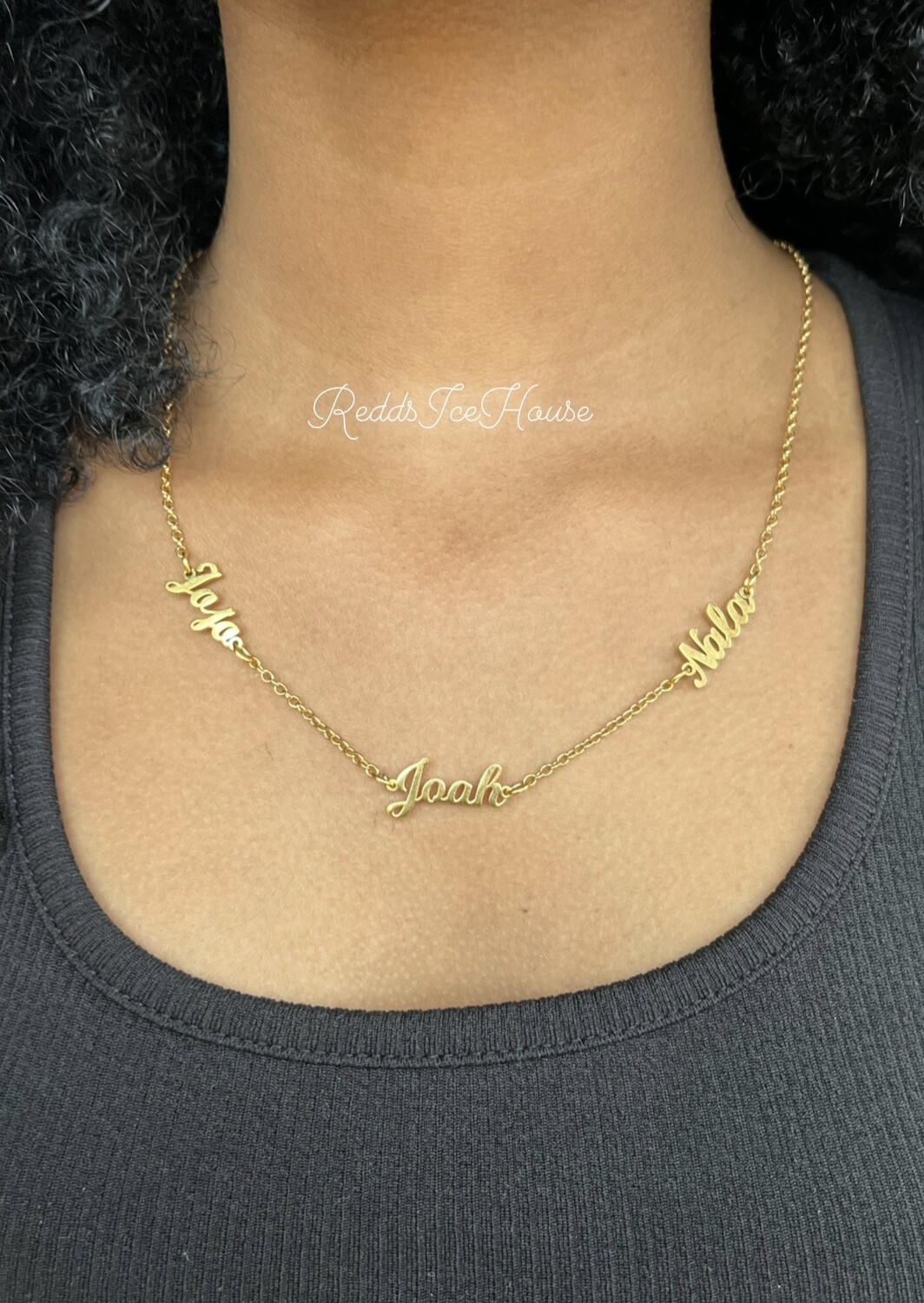  Stainless Steel Multi Name Necklace/choker