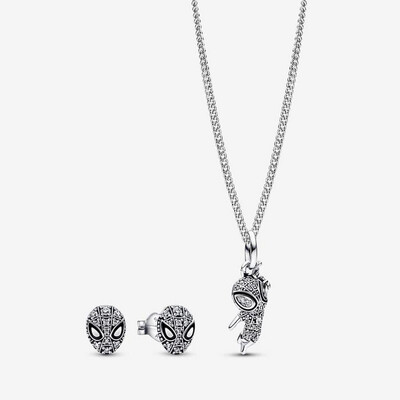 Marvel Spider-Man Set Earring & necklace