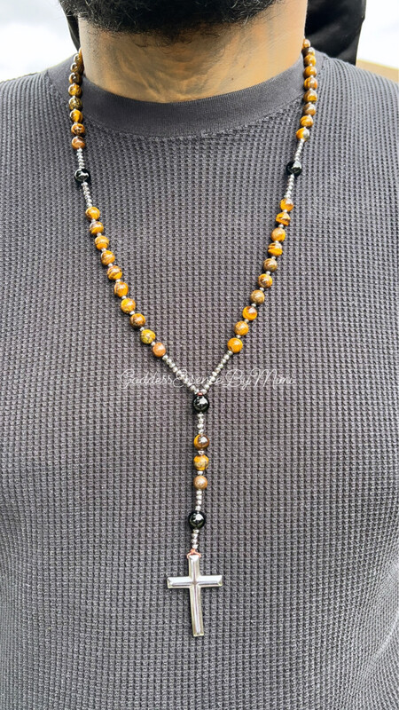 Gemstone Rosary Necklaces