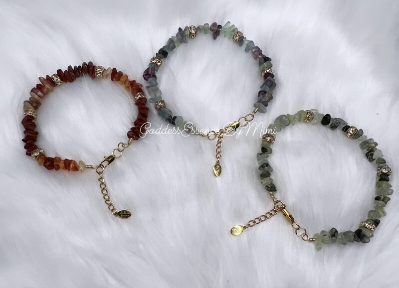 crystal adjustable Anklet or Bracelet