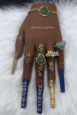 Buddha Ring & Bracelet Set