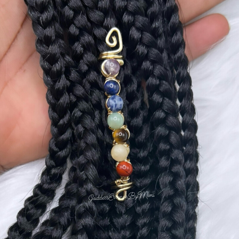 Chakra Loc/Braid jewelry 