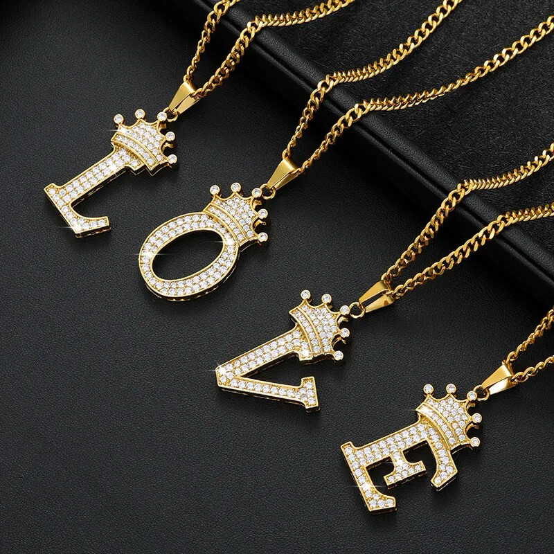 Baby/Kids/Adults High Quality Waterproof Intial Letter Necklace