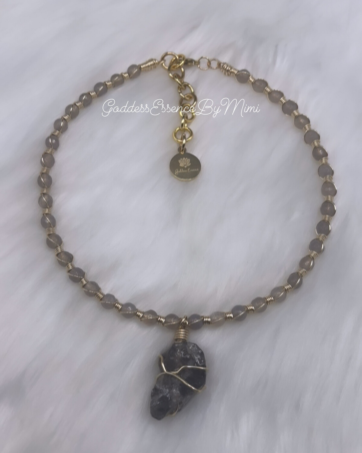 High Quality Smokey Quartz Crystal Choker