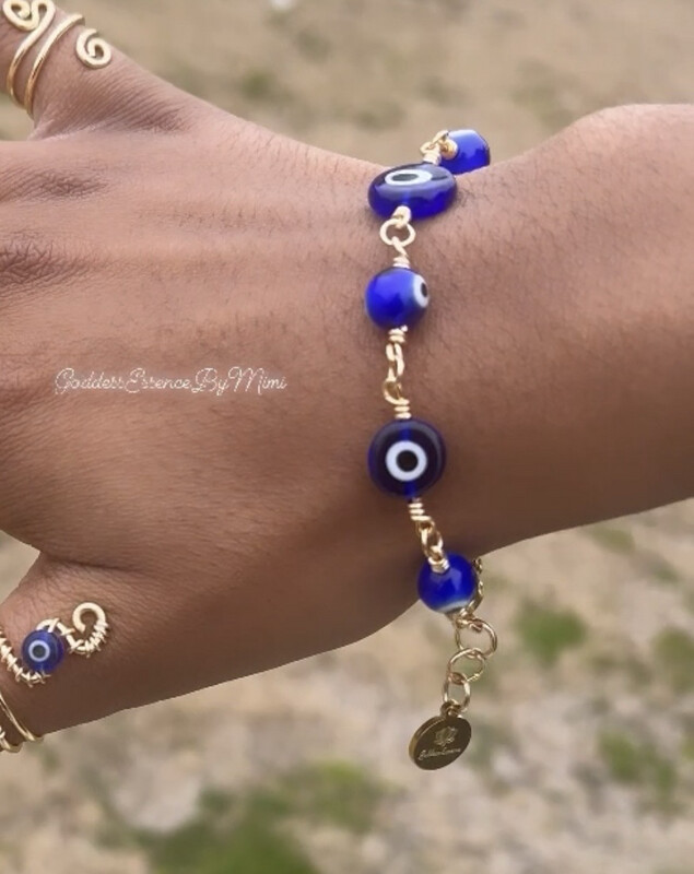 Eye adjustable Anklet or Bracelet