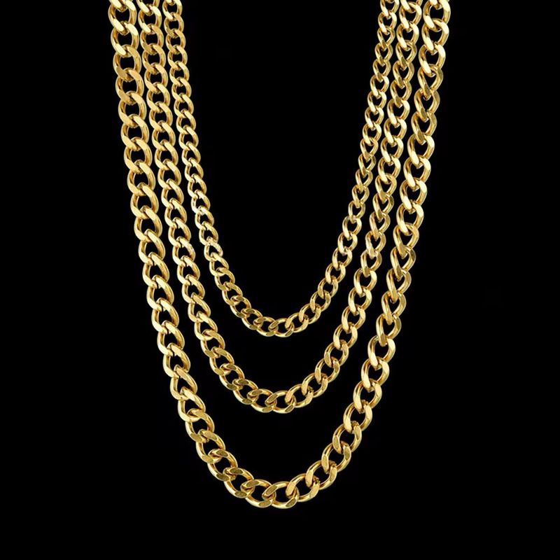 Hypoallergenic High quality Tarnish Resistance Cuban link Chain