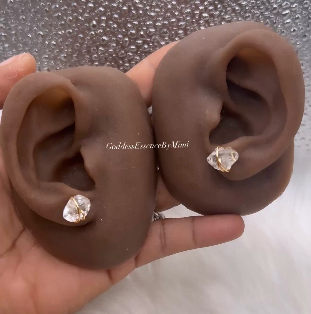 Herkimer Diamond Studs