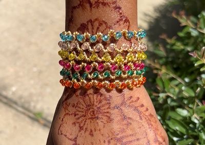 Goddess Art Rondelle Crystal Bracelet Goddess Art Rondelle Crystal Bracelet
