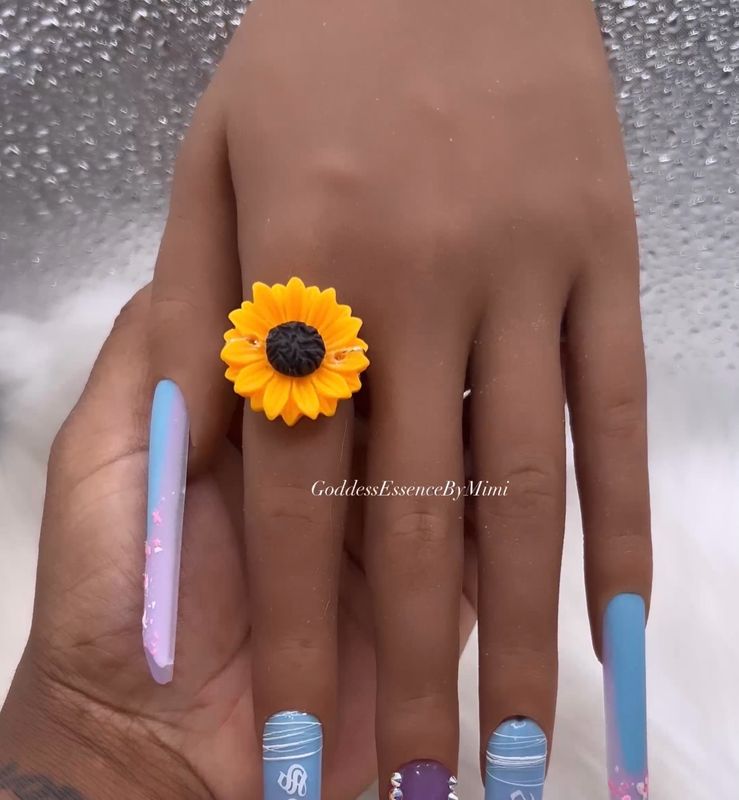 Sunflower Goddess Ring