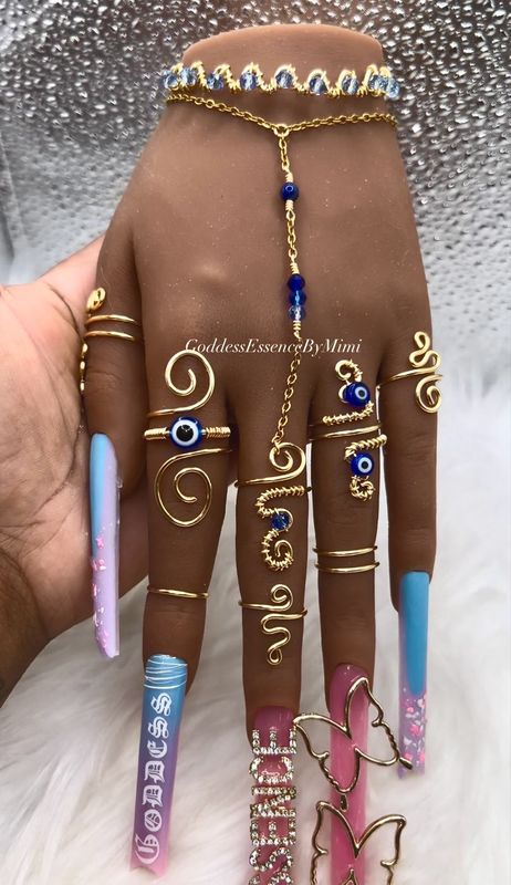 Third Eye Goddess Ring Set