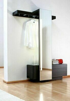 Dresser with Clothes Hanging and Storage Dresser with Clothes Hanging and Storage