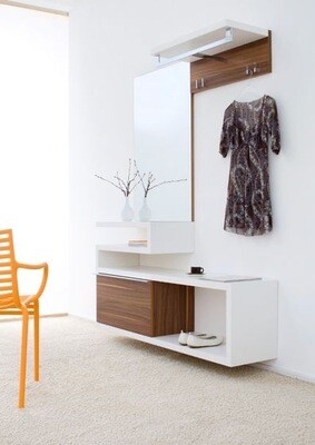 Dresser with Clothes Hanging Dresser with Clothes Hanging