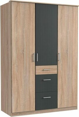 Light Oak and Steel Black - 4.5ft x 6.5ft Light Oak and Steel Black - 4.5ft x 6.5ft