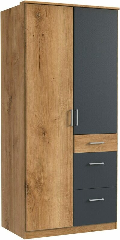 Real Oak and Steel Black - 3ft x 6.5ft Real Oak and Steel Black - 3ft x 6.5ft