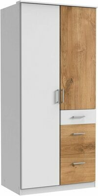Real Oak and White - 3ft x 6.5ft Real Oak and White - 3ft x 6.5ft