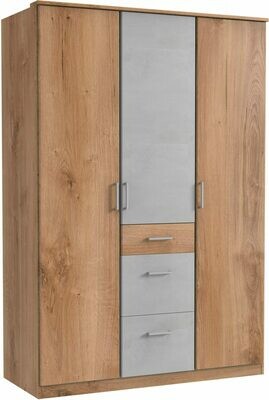 Real Oak and Steel Grey - 4.5ft x 6.5ft Real Oak and Steel Grey - 4.5ft x 6.5ft