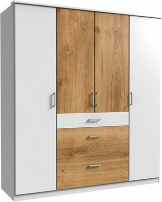 Real Oak and White - 6ft x 6.5ft Real Oak and White - 6ft x 6.5ft