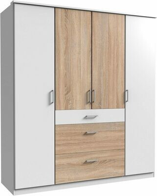 Light Oak and White - 6ft x 6.5ft Light Oak and White - 6ft x 6.5ft