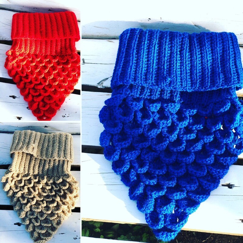 Wooly Polo Neck Scarves 🧣
