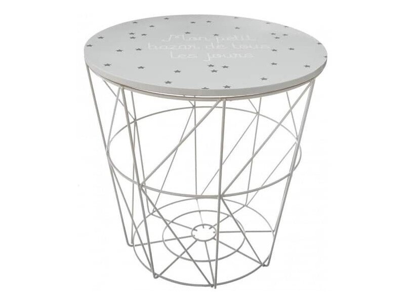 Table de rangement kumi pour chambre d&#39;enfant atmosphera - gris -