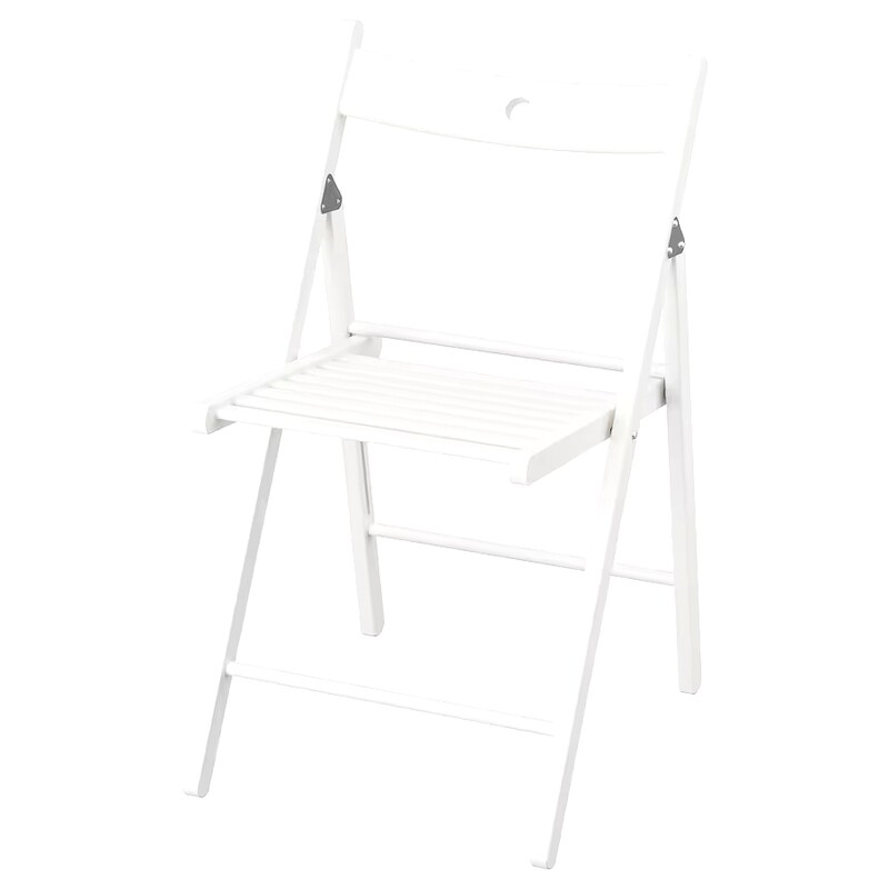 CHAISE PLIANTE BLANC