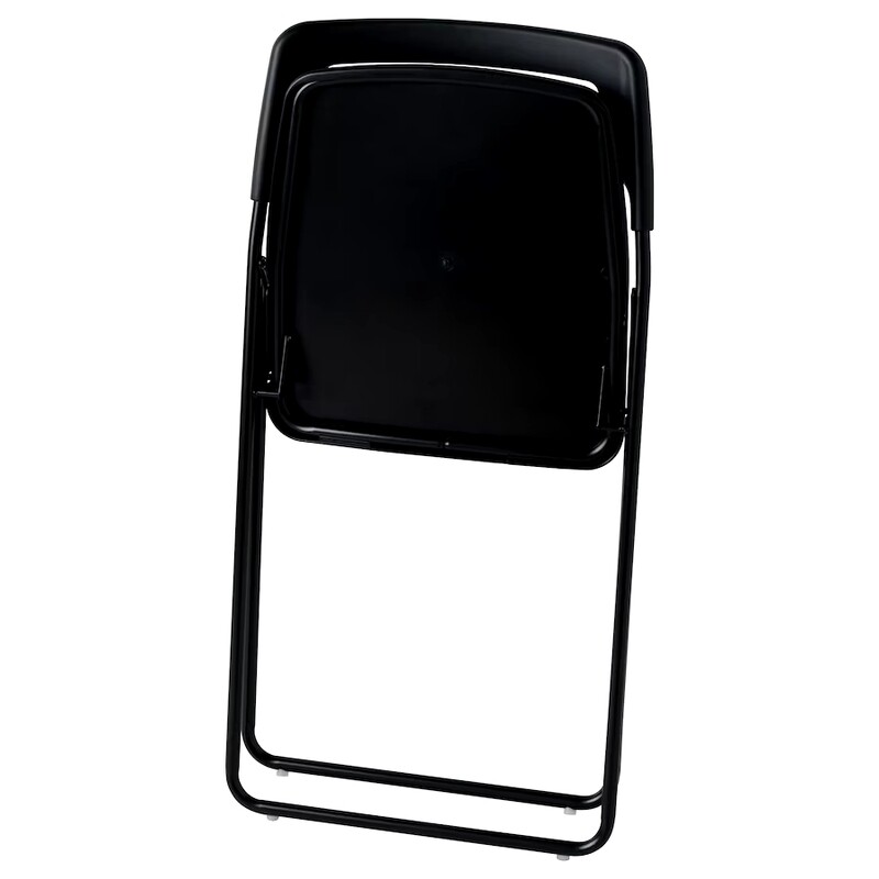 CHAISE PLIANTE NOIR IKEA