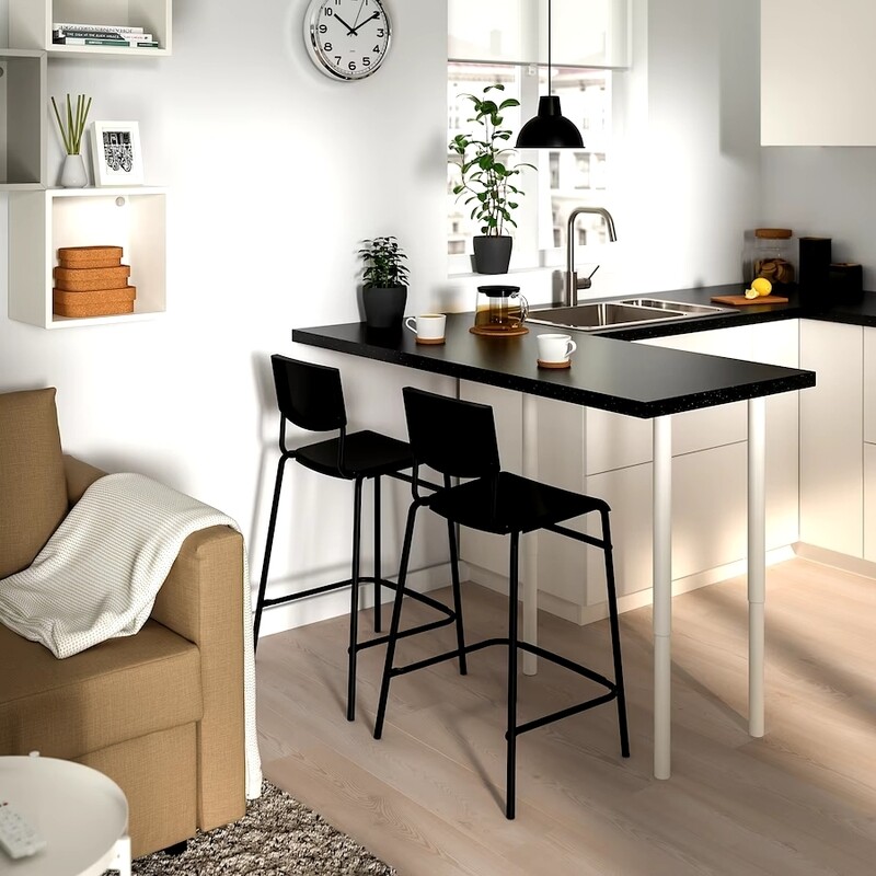 CHAISE DE BAR NOIR